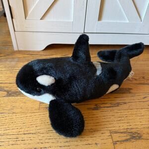 Sea World Shamu Killer Whale Plush Stuffed Animal 17" 2013